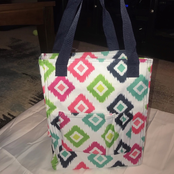 patterned tote